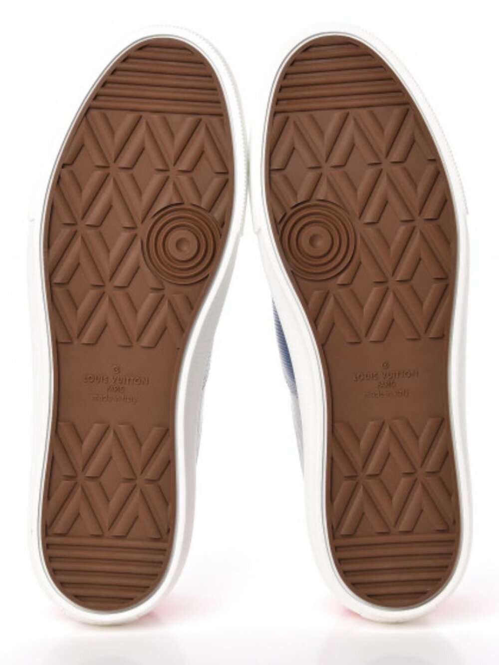 Louis Vuitton Epi Monogram Eclipse Trocadero Mens Shoes Sneaker LV 12 USA 13 - Picture 7 of 9